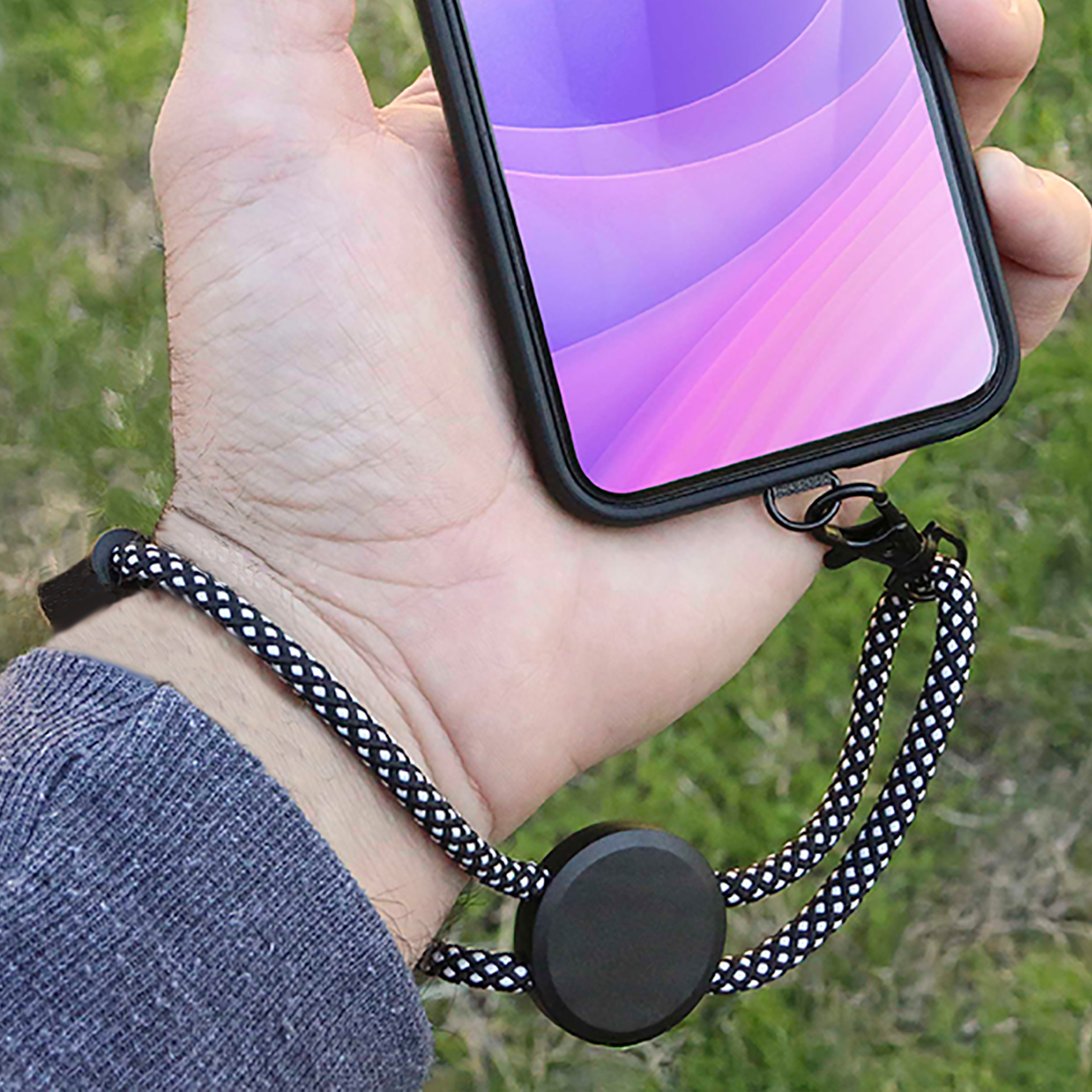 Phone Holder Wristlet w/Recycled RPET Cord