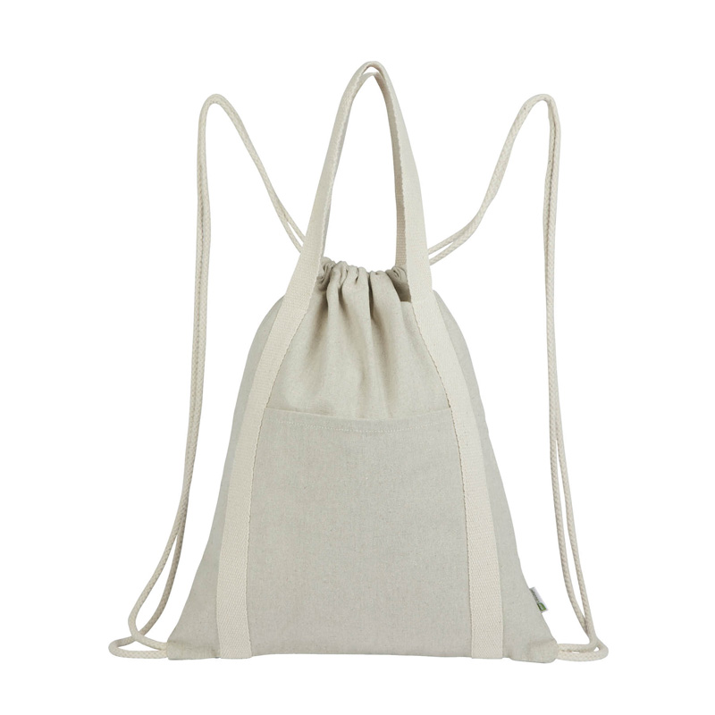 Renew II 9 oz. Recycled Cotton Drawstring Bag