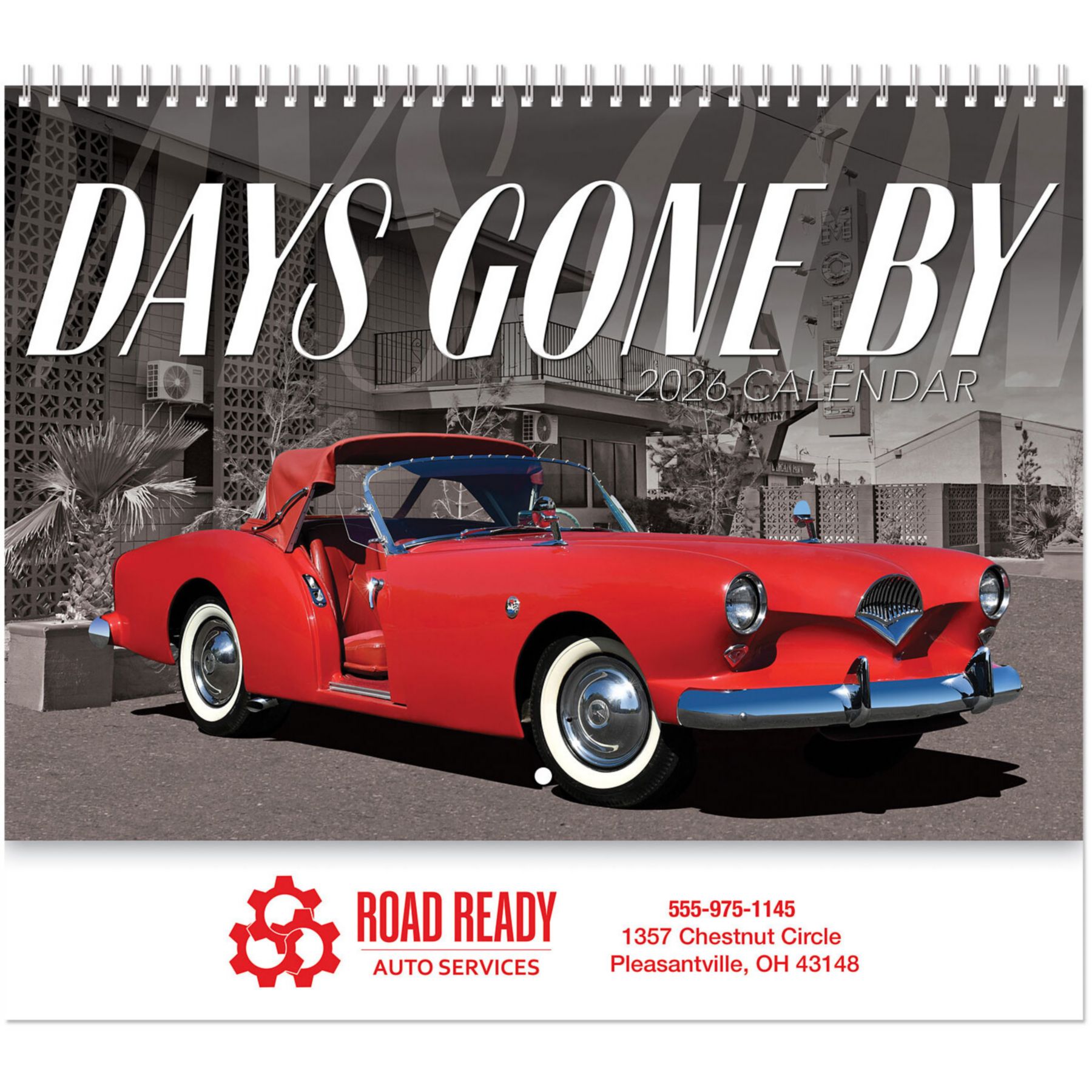 Days Gone By Wall Calendar Spiral