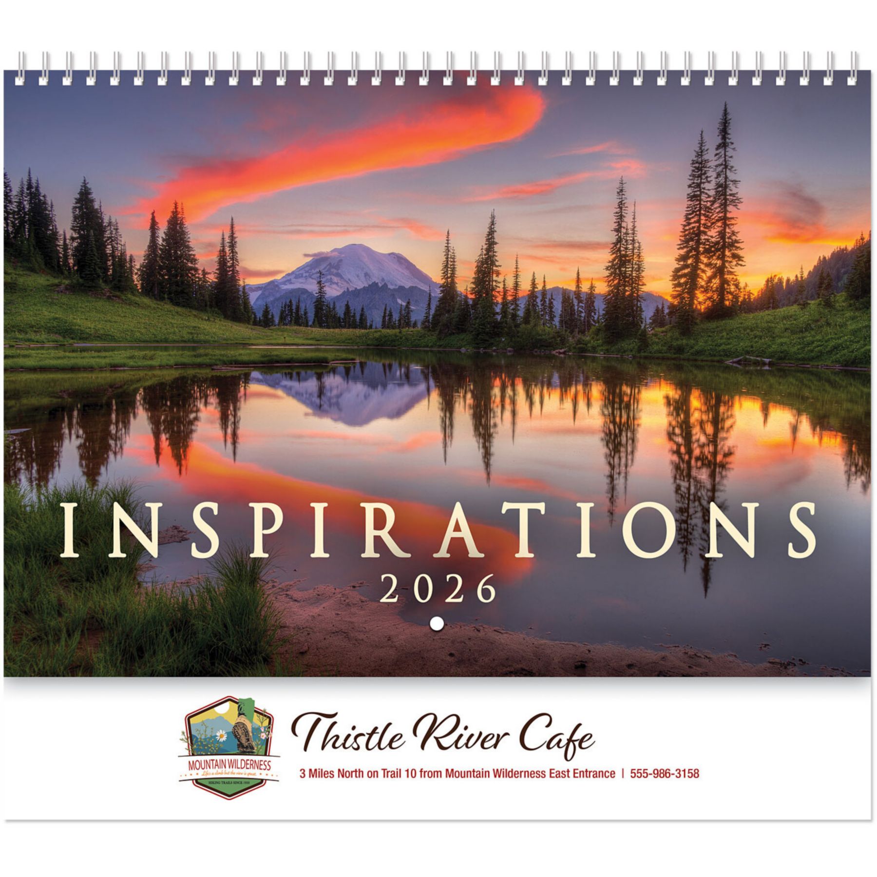 Full Color Inspirations Wall Calendar