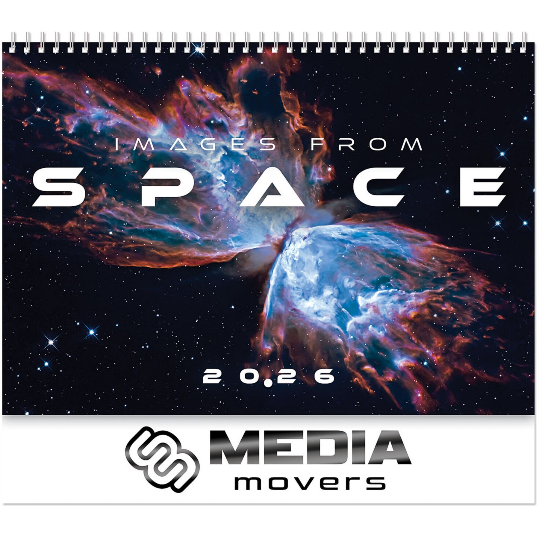 Luxe Images From Space Spiral Wall Calendar