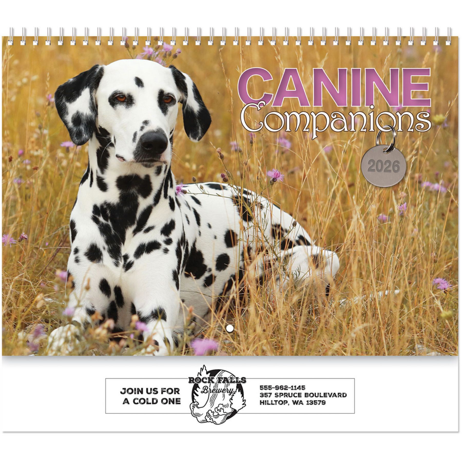 Canine Companions Wall Cal Spiral