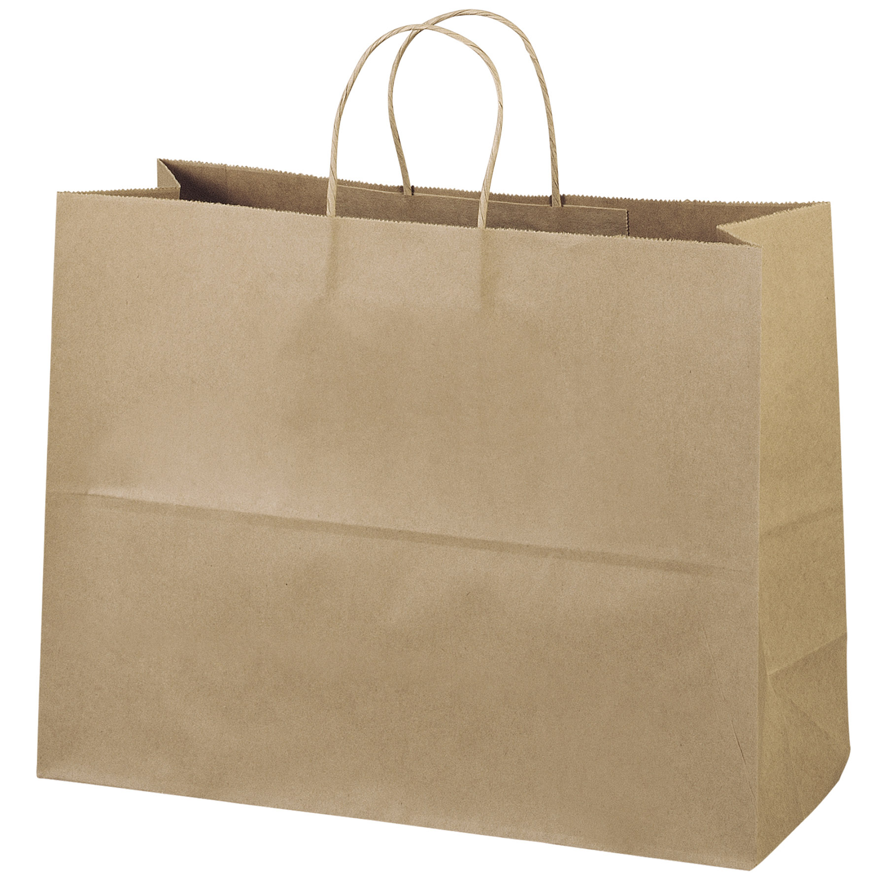 Eco Vogue - Kraft-Brown Shopper - Flexo Ink Print