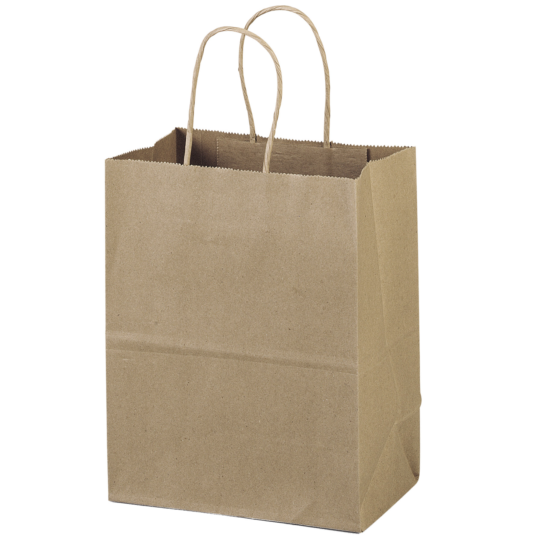 Eco Mini - Kraft-Brown Shopper - Flexo Ink Print