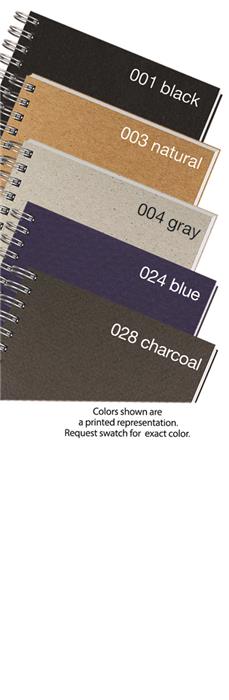 Recycled Journals w/Pen Safe Back Cover (5"x 7")