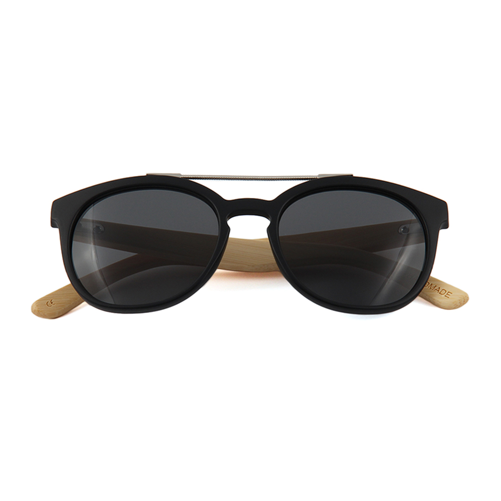 Wooden Series Bamboo Compact Wanderer Sunglasses (BIGBEAR)