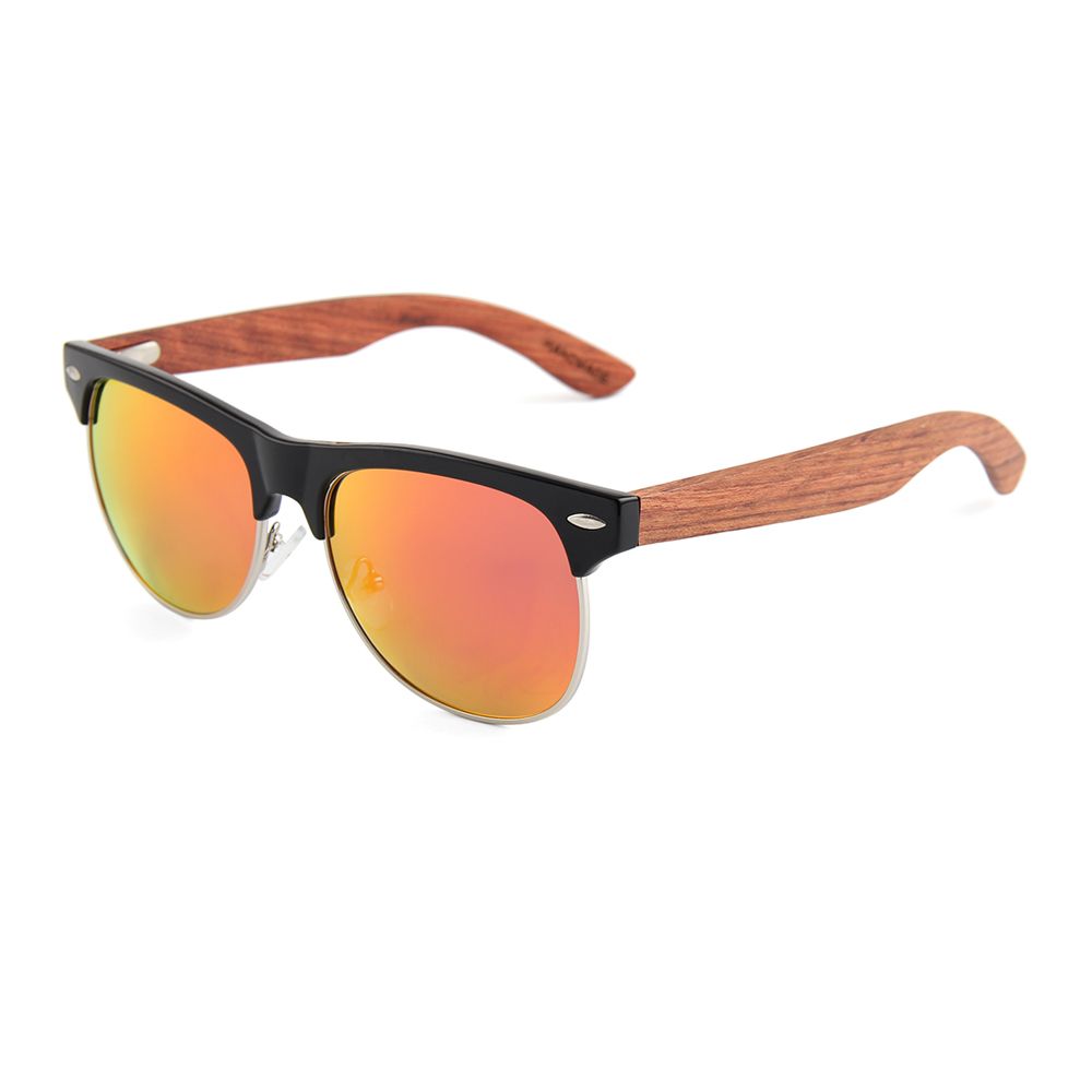 Wooden Series Ebony, Zebra, Rosewood Classic RetroShade Sunglasses (SELWAY)