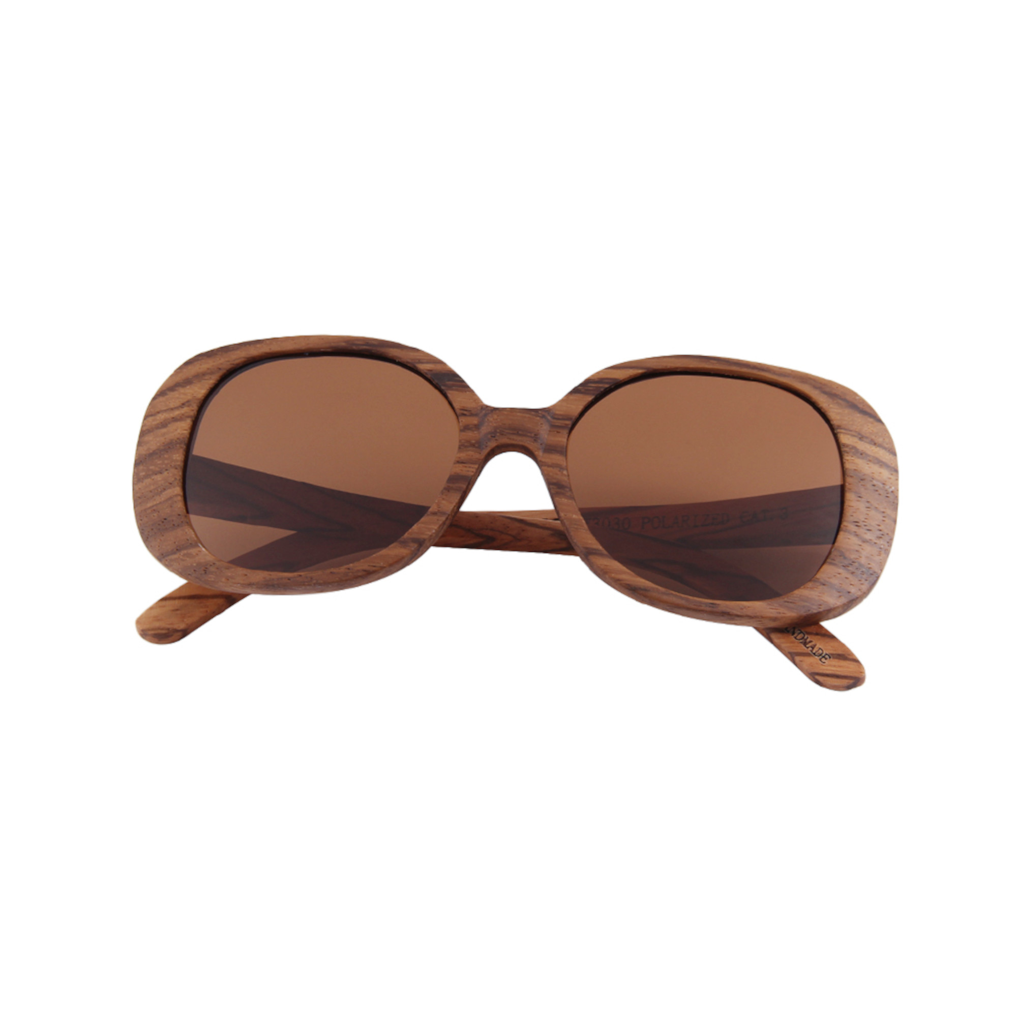 Wooden Series Zebra Full Wood Butterfly Sunglasses (WEISER)