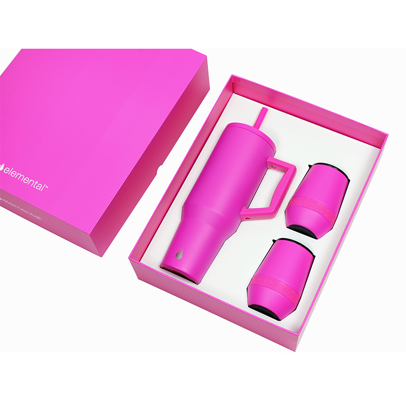 Elemental® Gift Set 40oz Commuter Tumbler and 10oz Recess Stemless Tumbler-Vacuum insulated