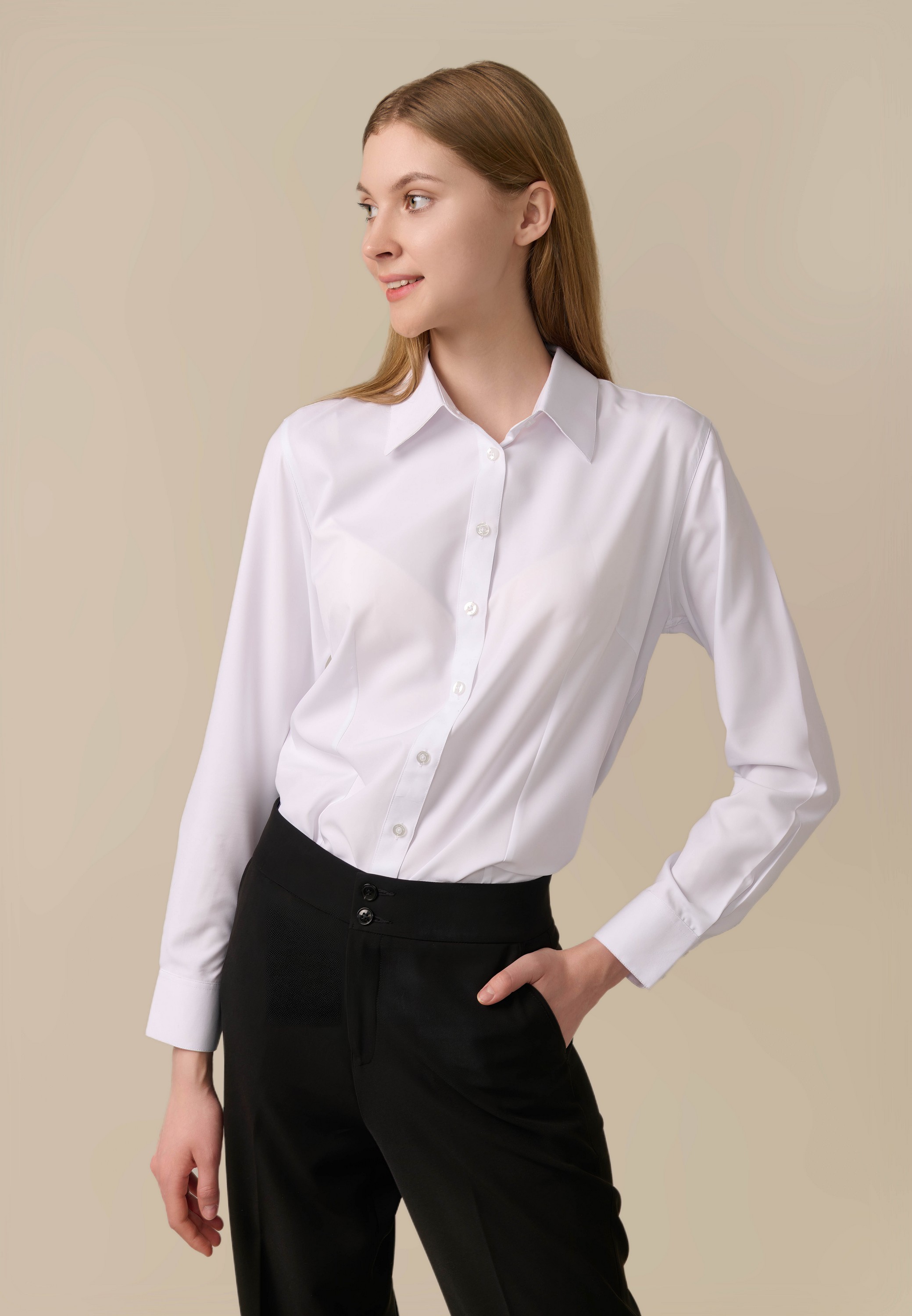 Elemental Coffee Shirts - Button Down Sustainable Dress Shirts - Women