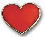 Heart Stock Pin