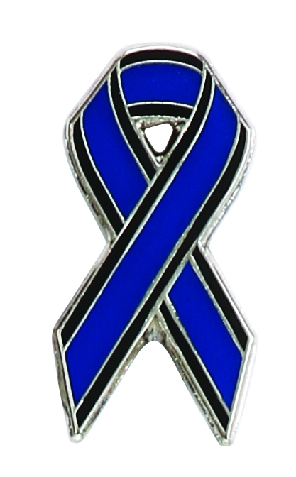 Police Support Ribbon Stock Pin