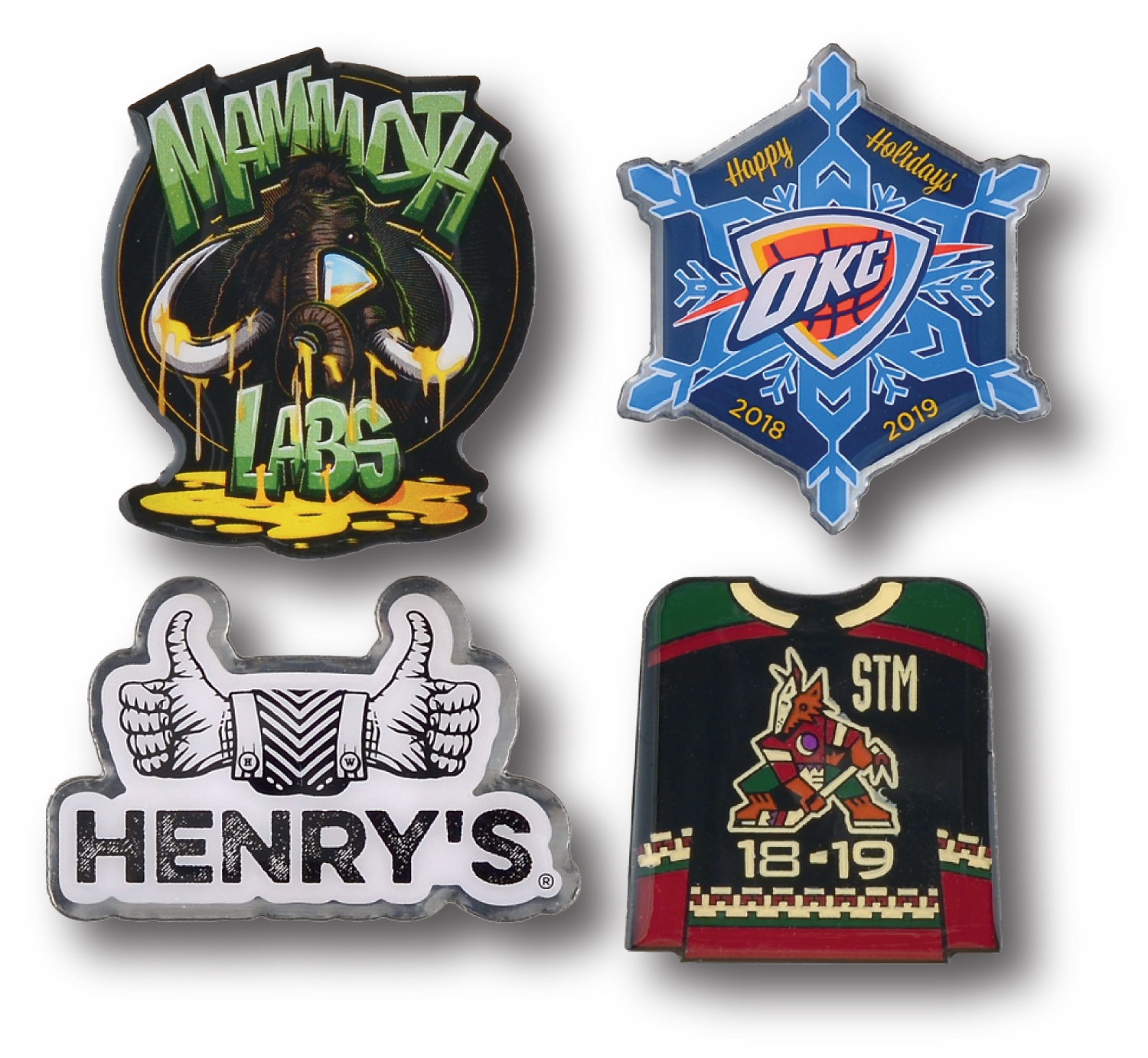 Custom Shape Printed Lapel Pin