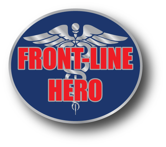 Front-Line Hero Lapel Pin