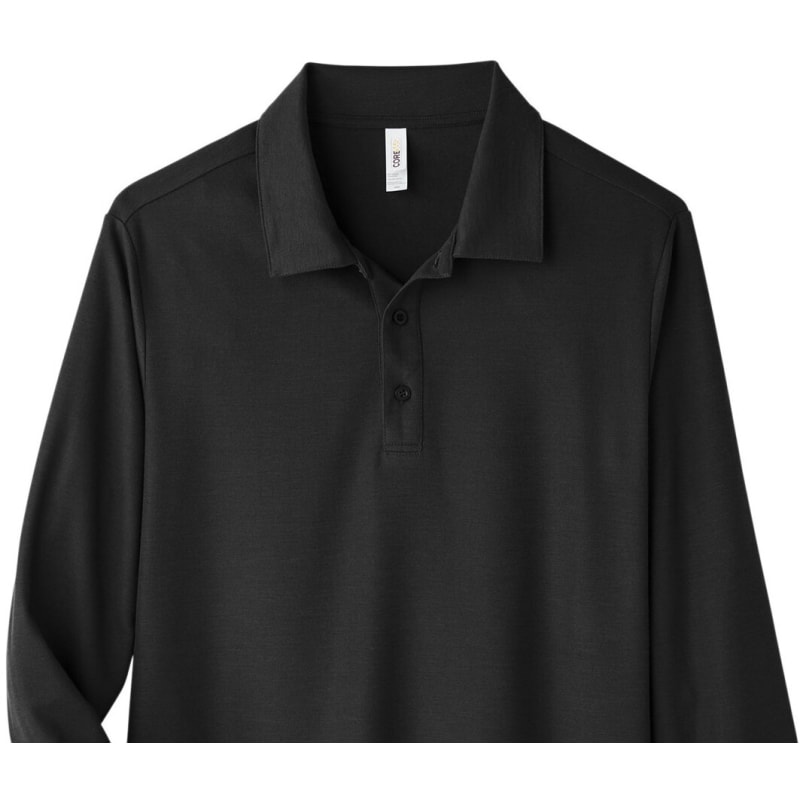 CORE365 Men's Fusion ChromaSoft™ Long-Sleeve Pique Polo