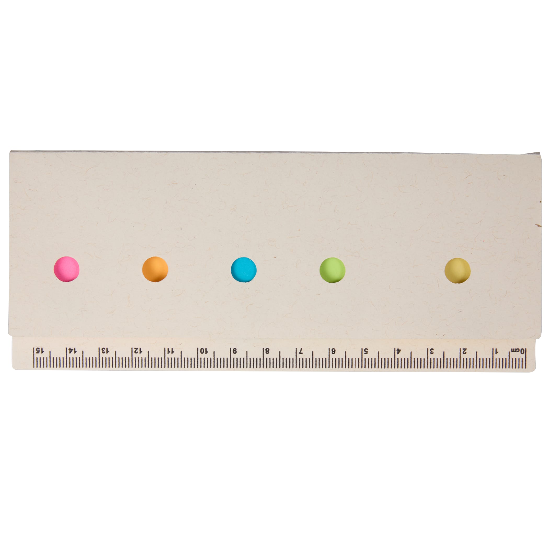 Recycled Milk Carton Sticky Notes & Ruler Pad