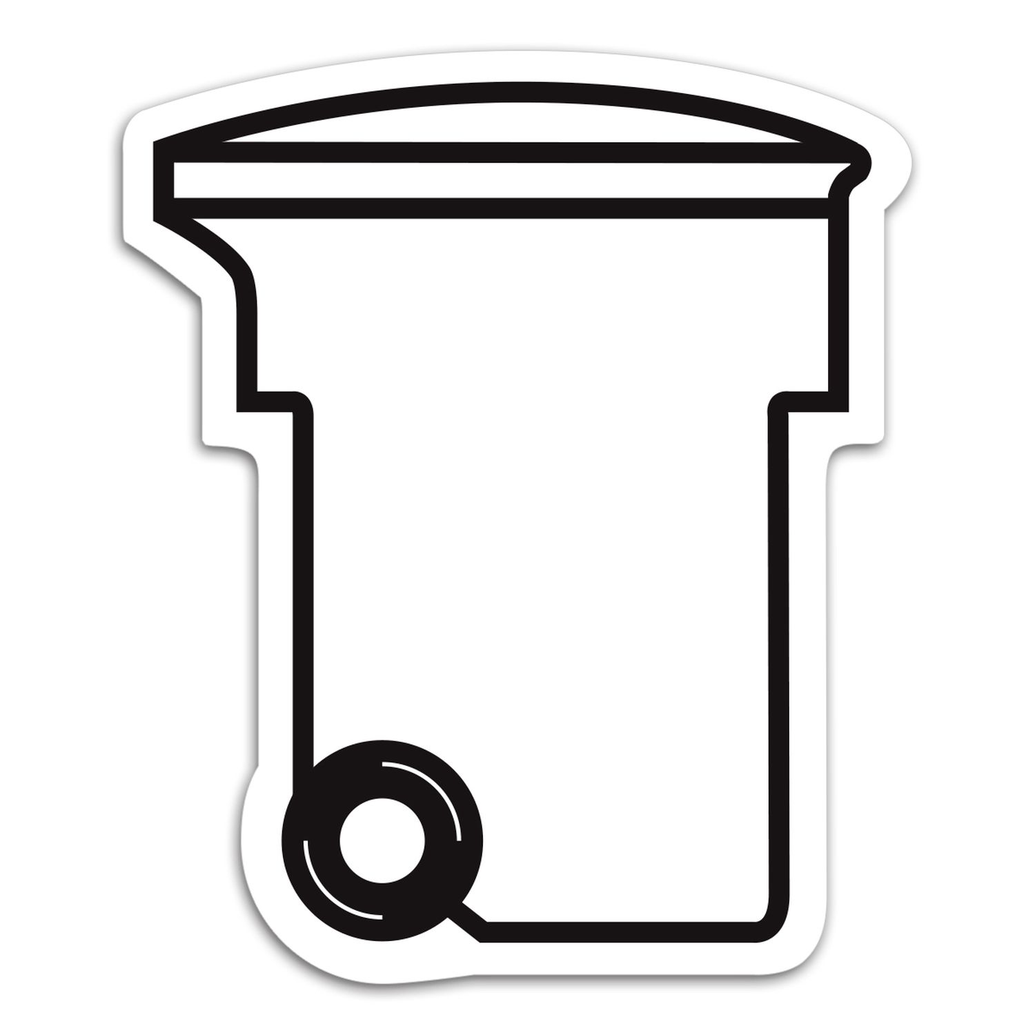 Go Green Recycling Bin Magnet