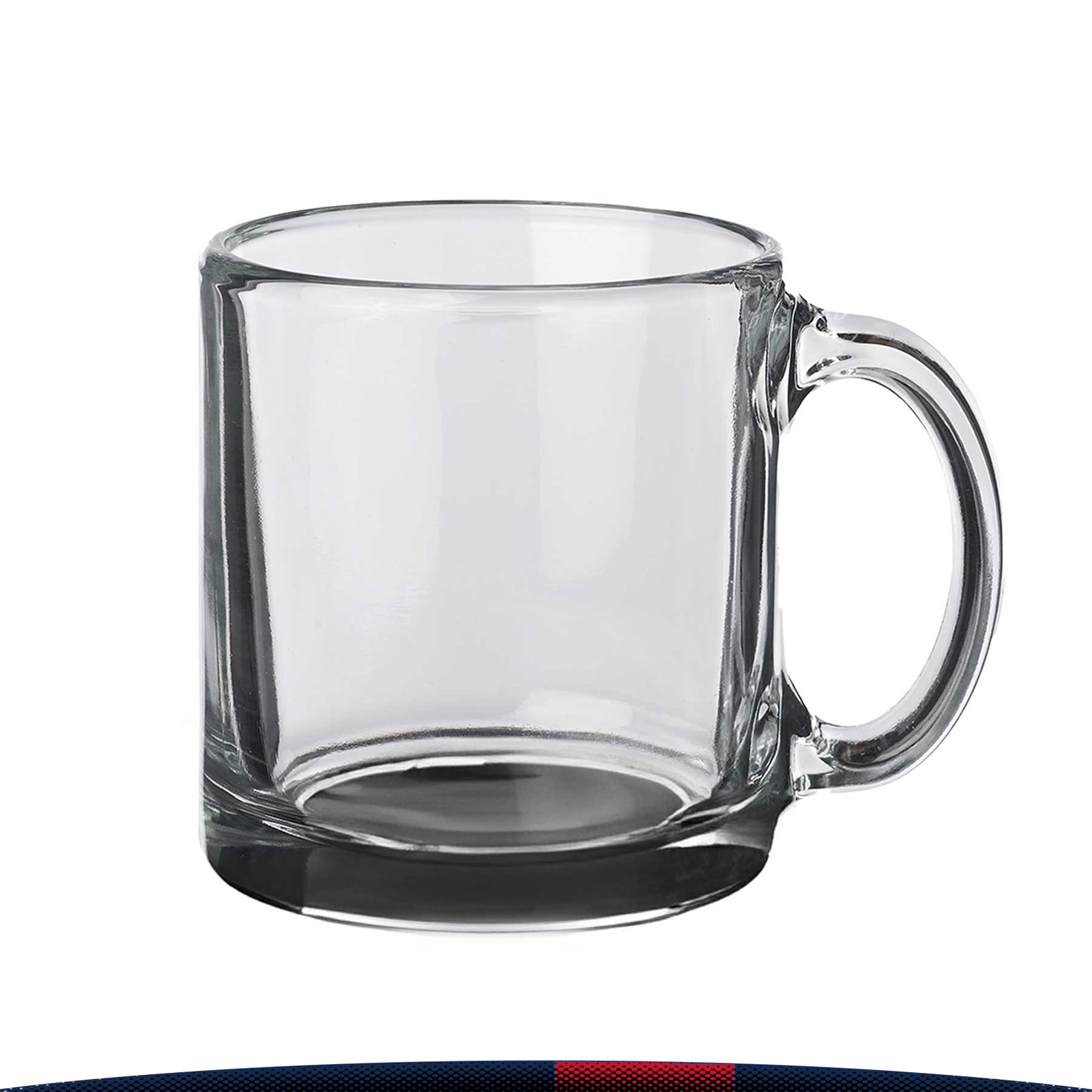 13 oz. Libbey Lucent Glass Coffee Mugs