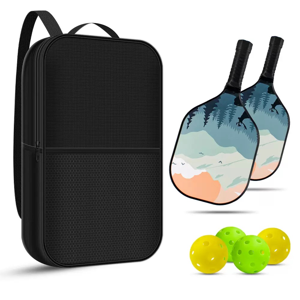 Portable Square Pickleball Paddle Bag