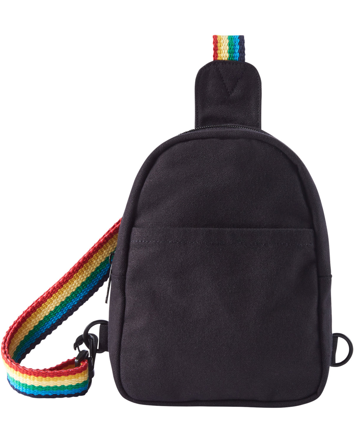 Rainbow Pride Recycled Cotton Crossbody Bag.