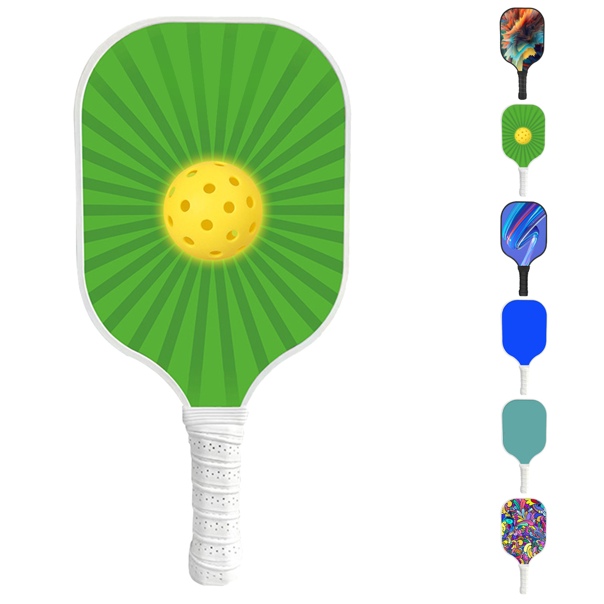 Wooden Pickleball Paddle with Balls