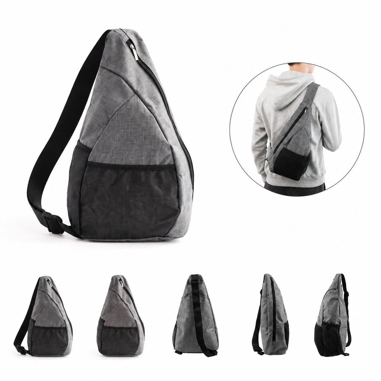 Oxford Cloth Pickleball Racket Bag with Padded Compartment