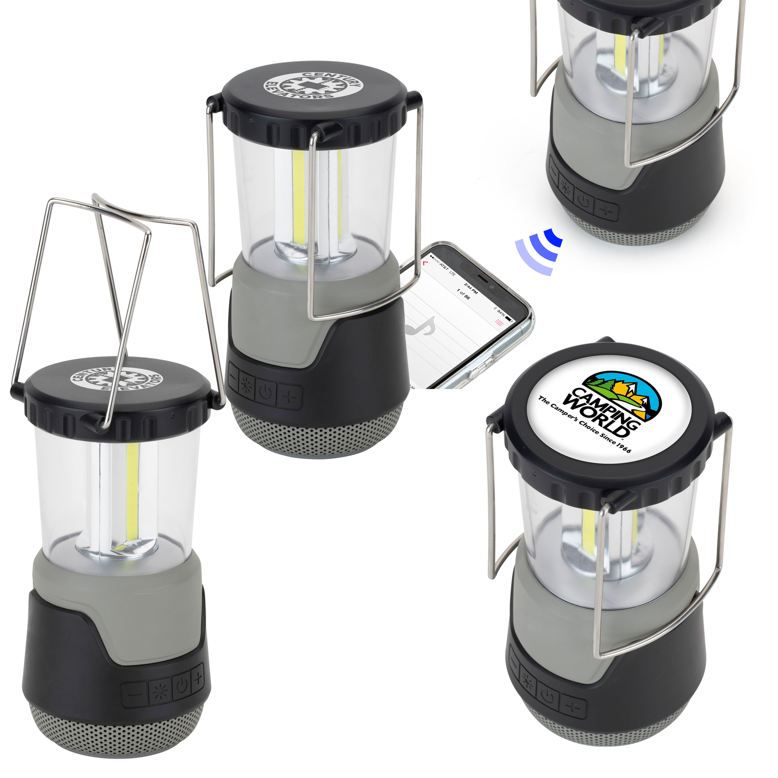 Basecamp Grizzly Camping Light with Speaker 1