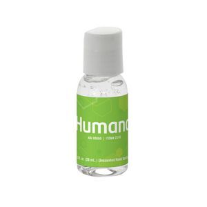 1 Oz. Clear Sanitizer In Round Bottle 1