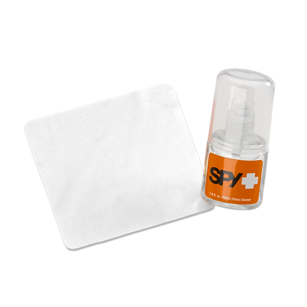 1 oz Glass/Lens Cleaner + 4" White Lens Cloth 1