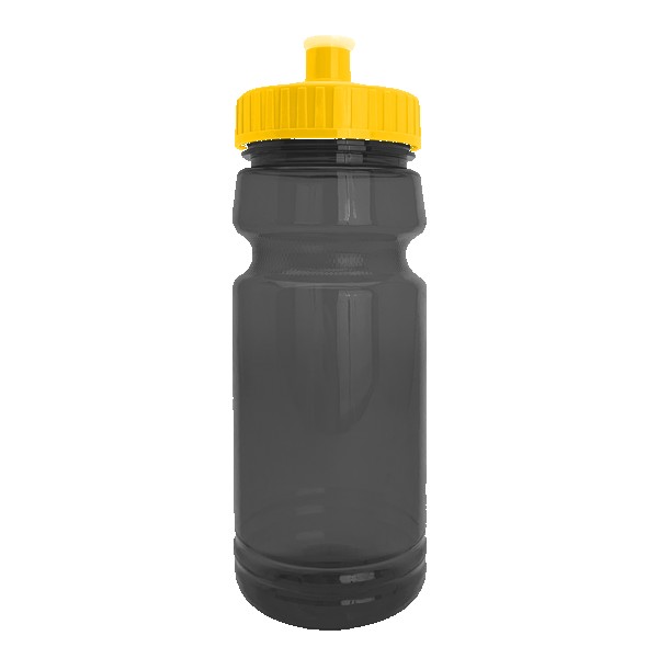 Cycle 24oz Recycled Transparent Bike Bottle w/Push-Pull Lid