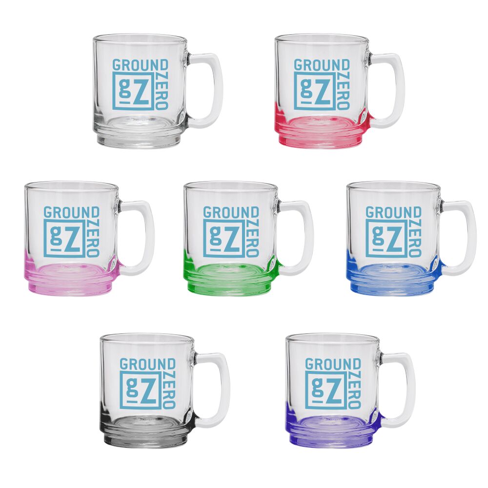Java 9 oz. Glass Coffee Mug 1