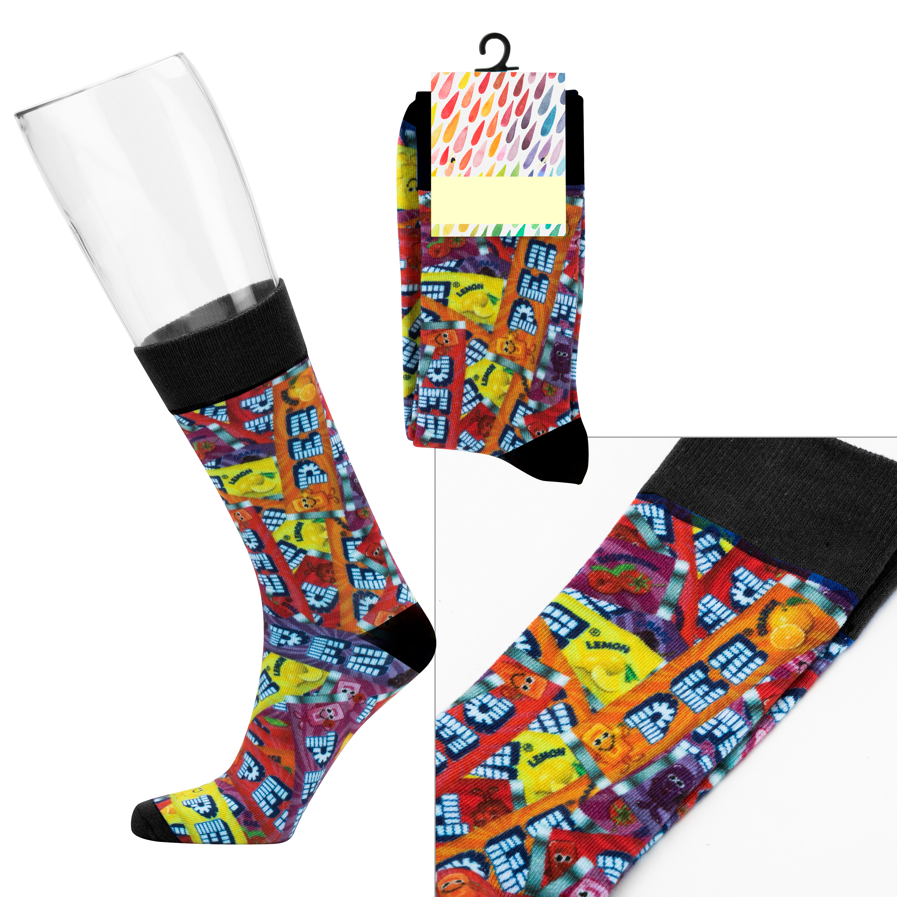 IMPORT Custom Digital Sublimation Crew Socks 1