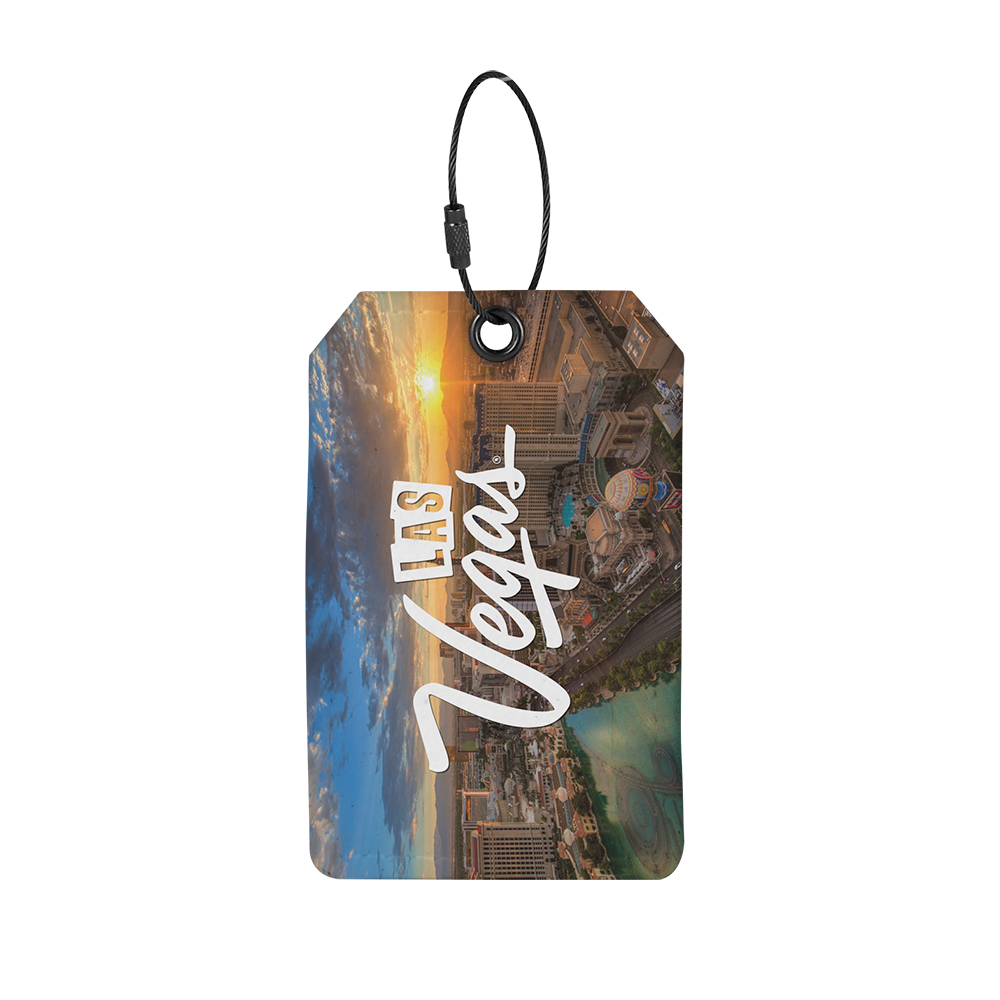 Pikes Dye-Sublimated Felt Luggage Tag 1