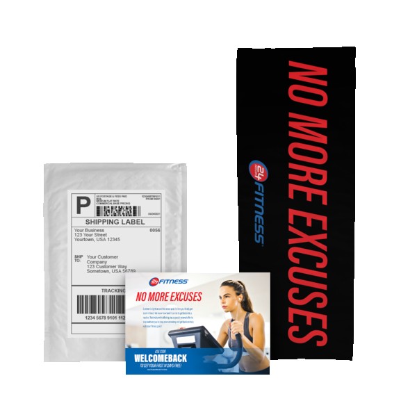 Dye-Sublimated Cooling Towel Mailer Kit 1