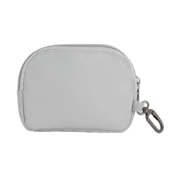Branson Round Recycled PU Zip Pouch