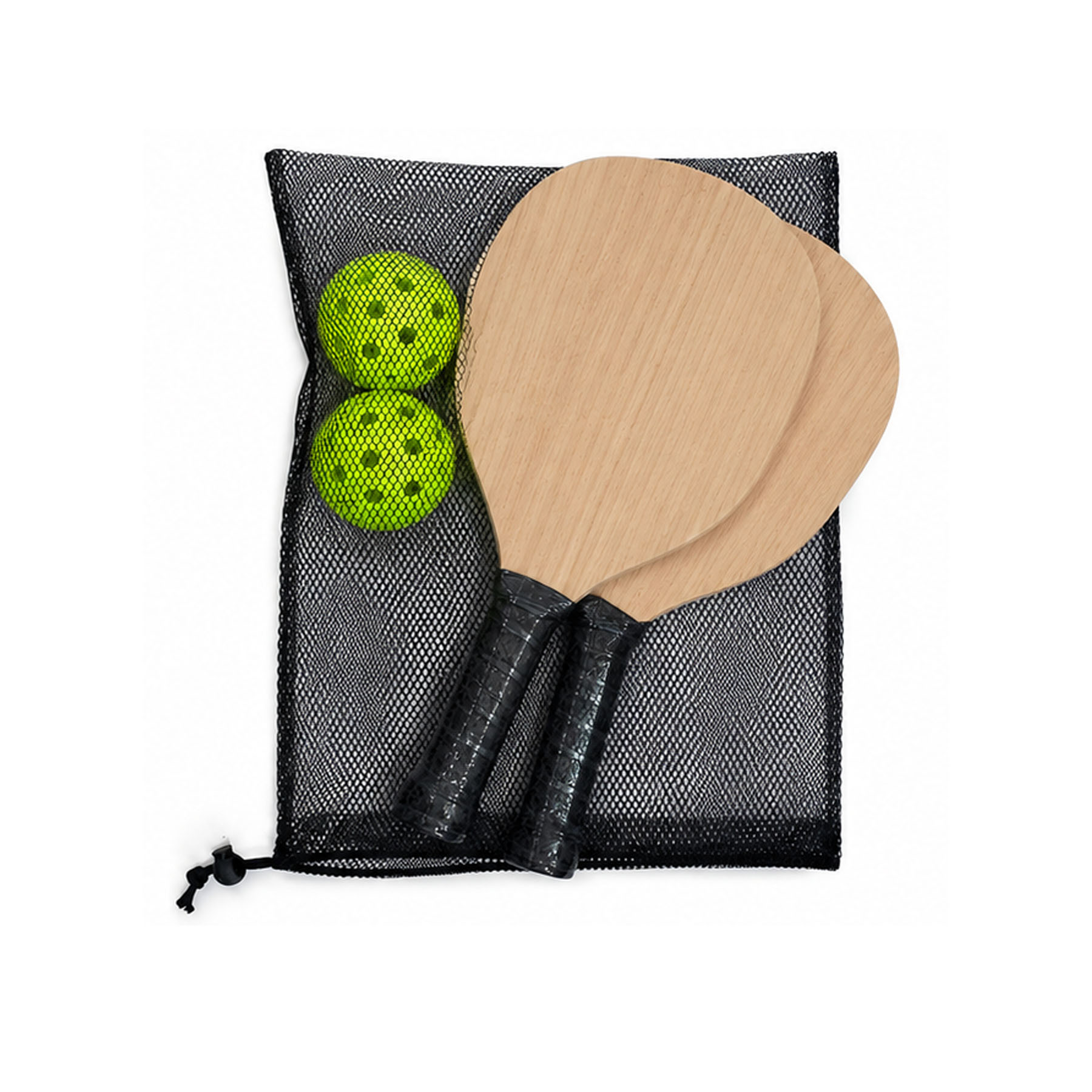 Wooden Pickleball Paddle Set