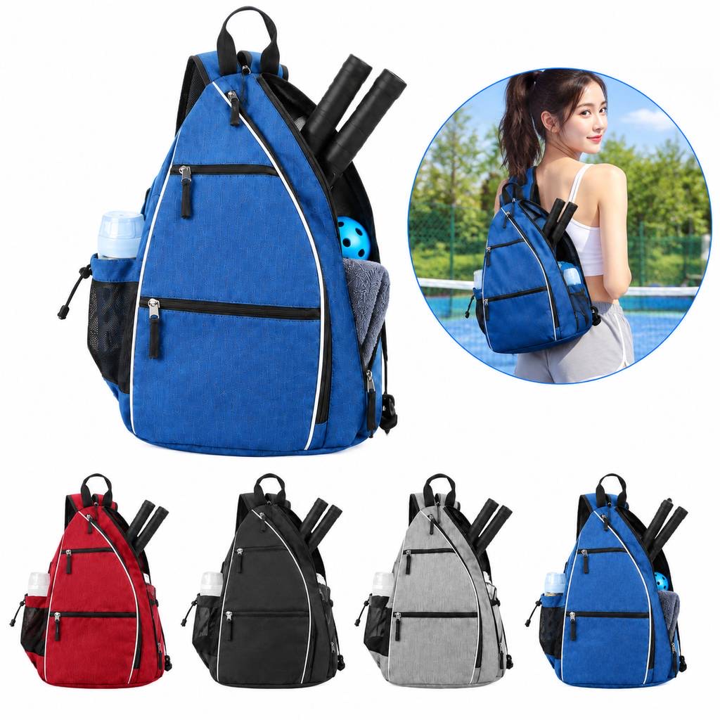 Pickleball Gear Backpack with Dual Paddle Compartment
