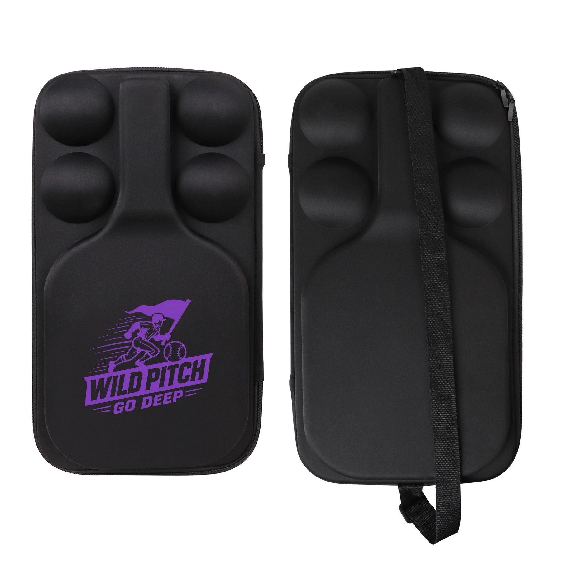 Portable Pickleball Paddle Bag W/ Adjustable Strap