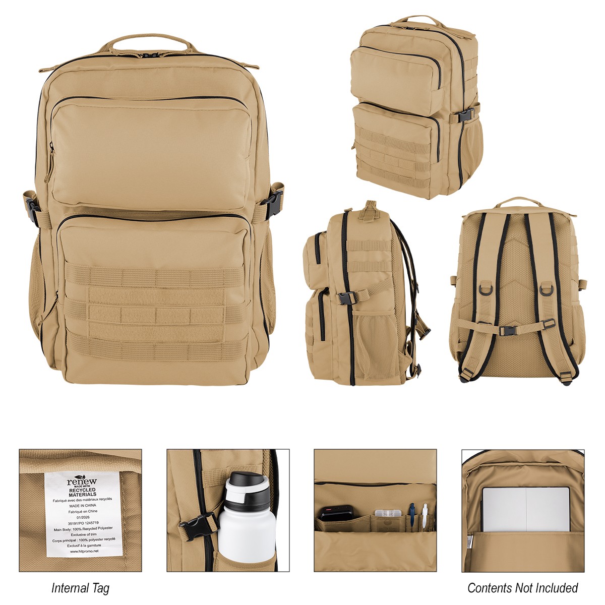 Kenny Rpet Tactical Laptop Backpack