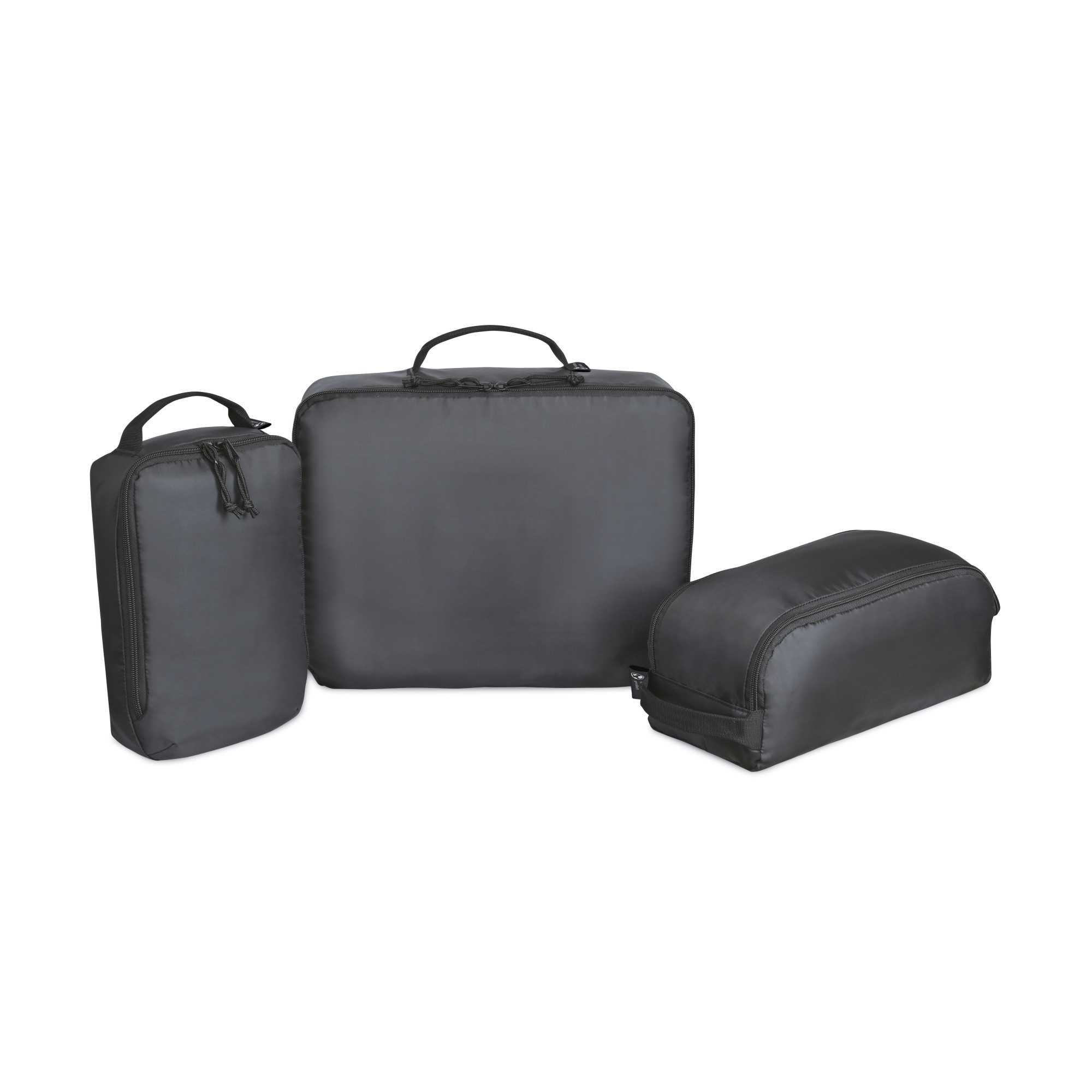Renew AWARE™ rPET 3 Piece Packing Cube Set - Black