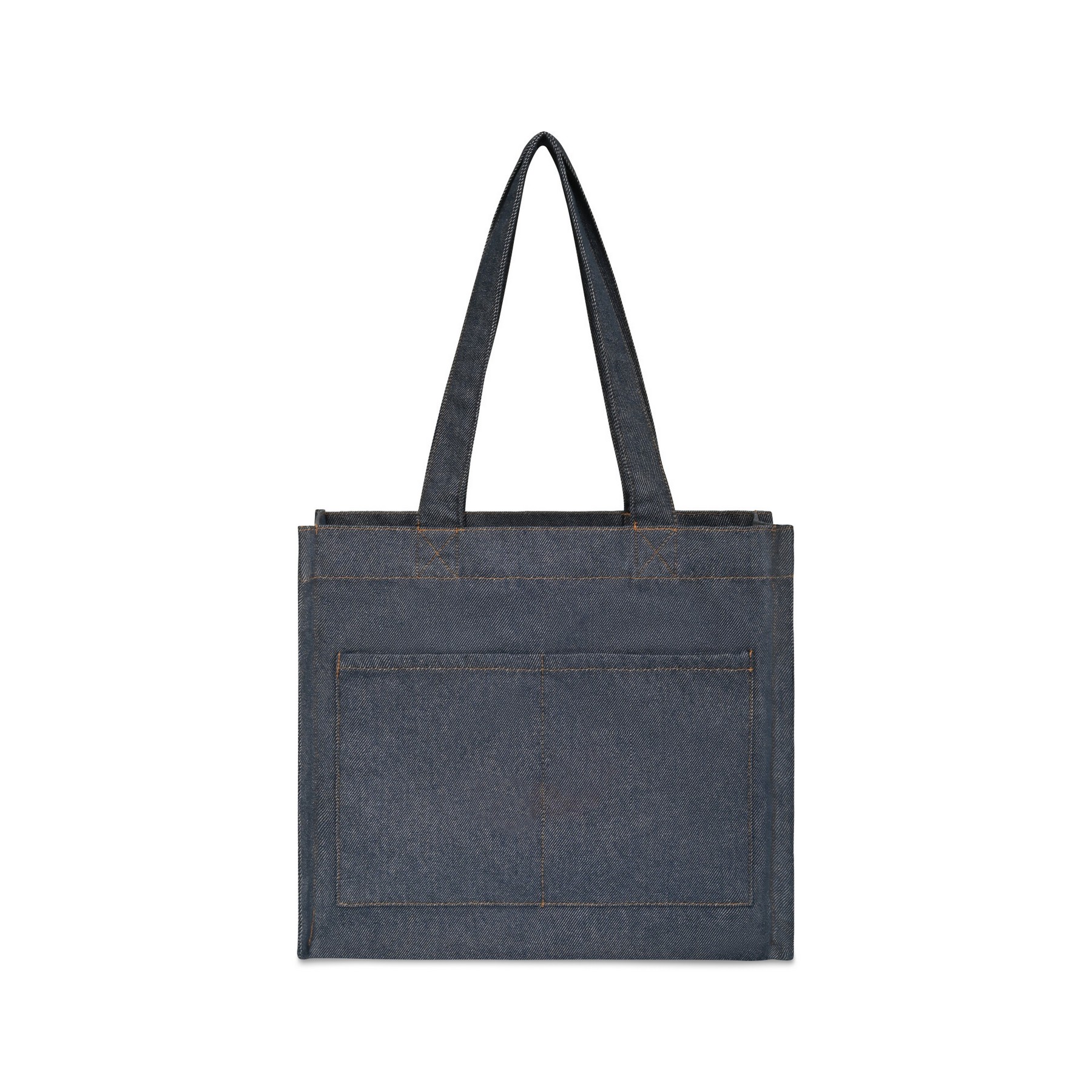 Recycled Cotton Pocket Tote - AWARE - Indigo Denim