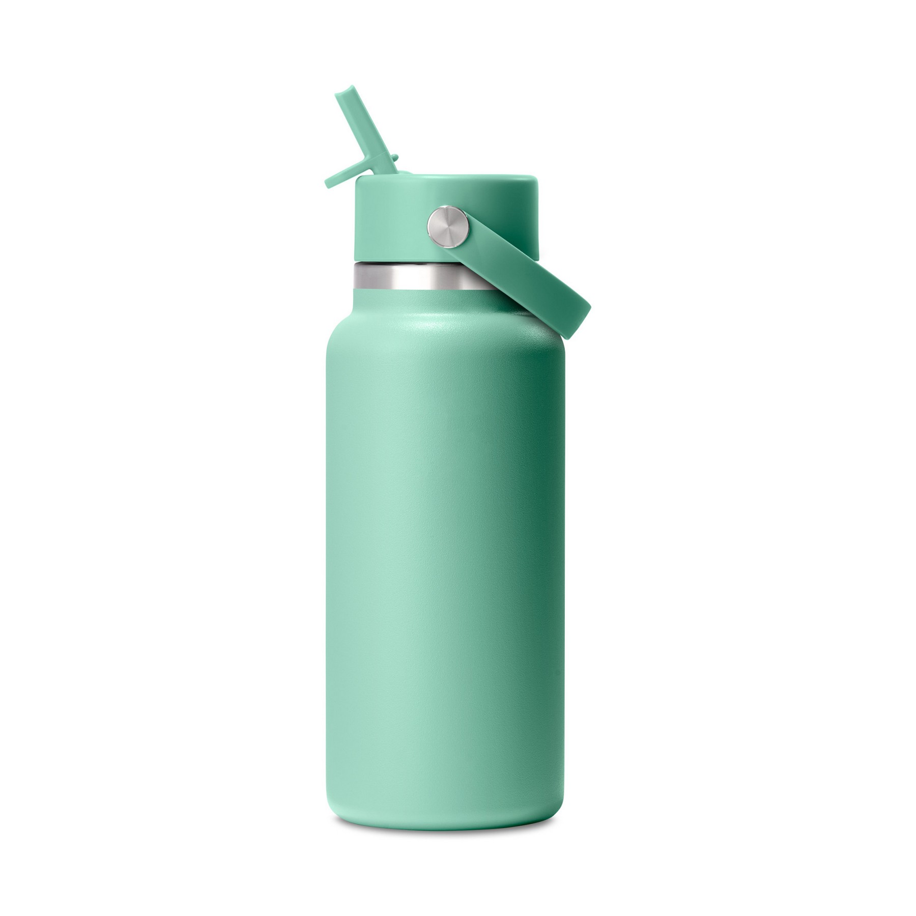 Hydro Flask Wide Flex Straw Cap Bottle 32 oz - Mermaid Green