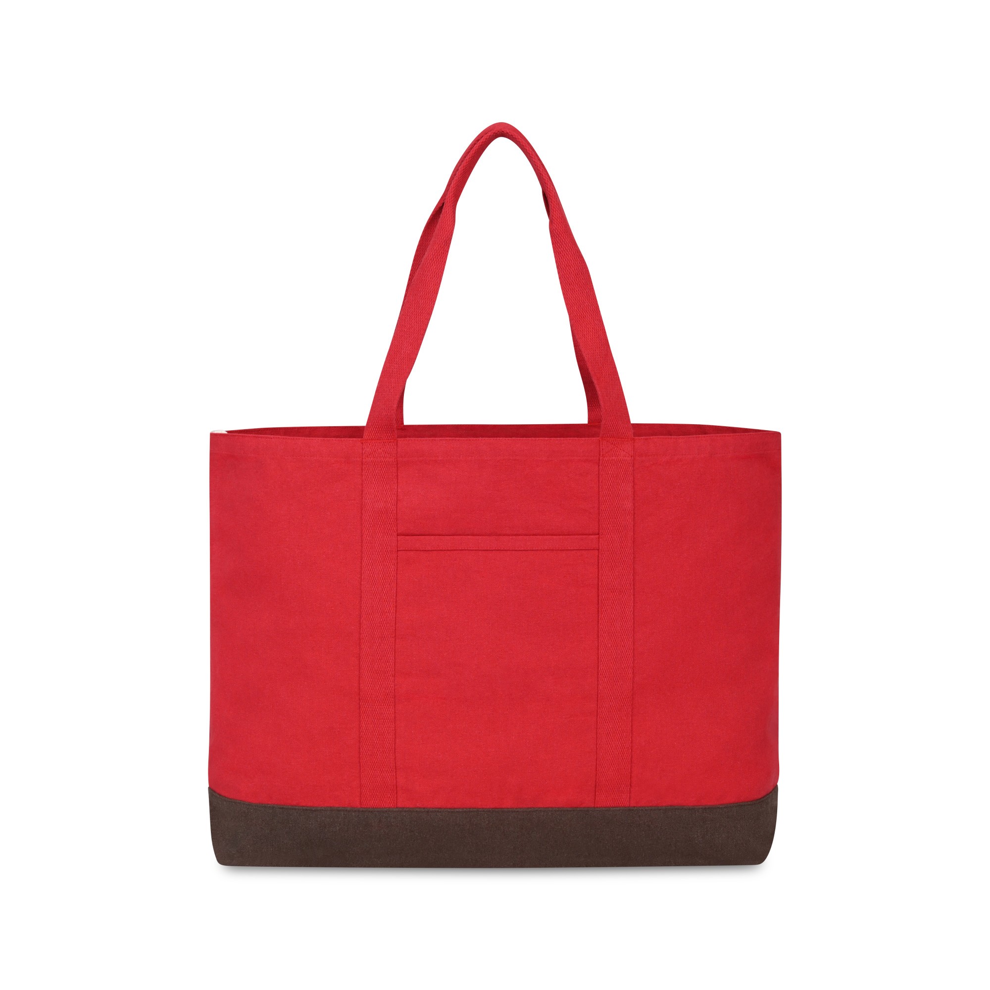 Ivy Recycled Cotton Carry-All Tote - AWARE™ - Crimson