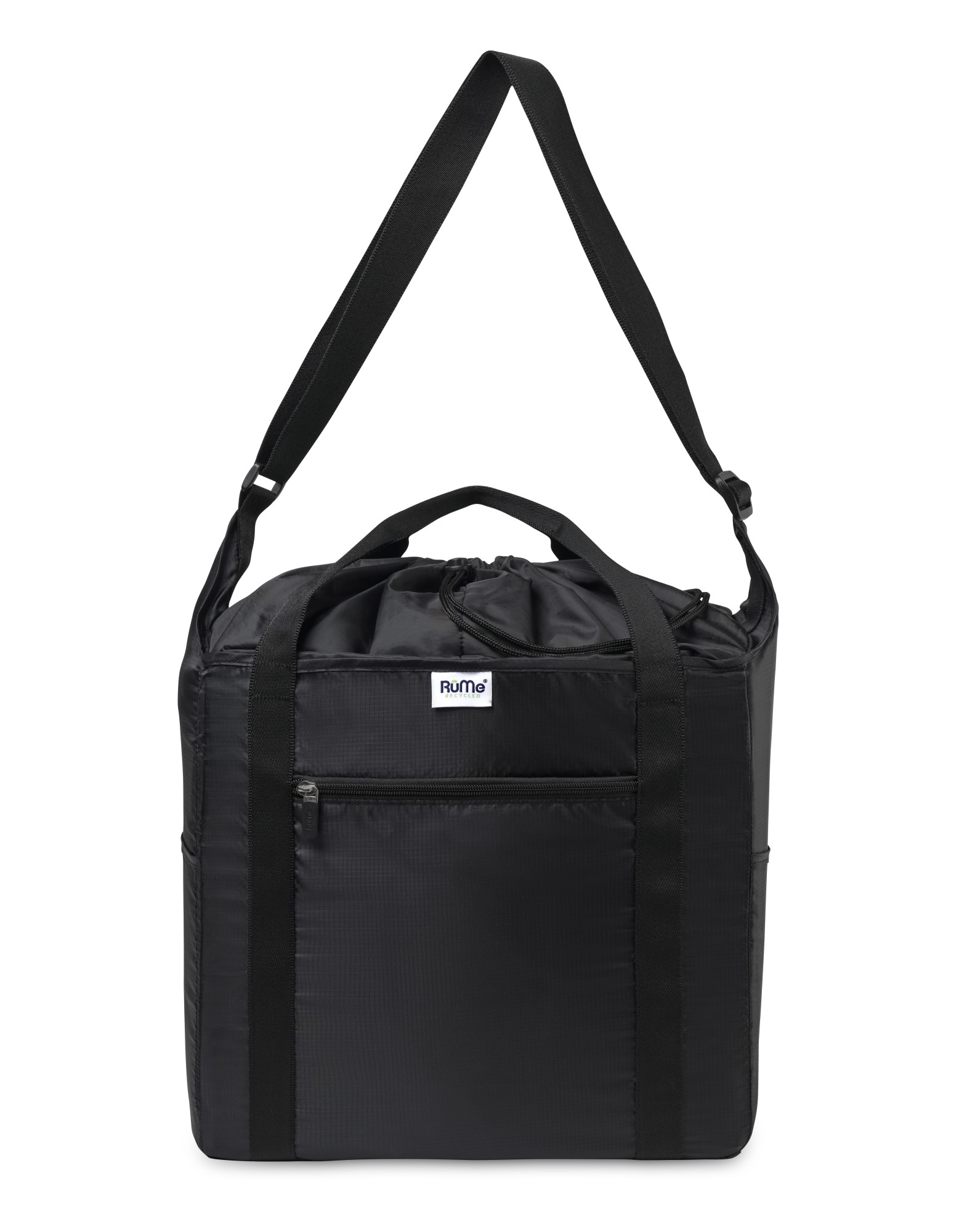 RuMe® Recycled Cinch Tote - Black