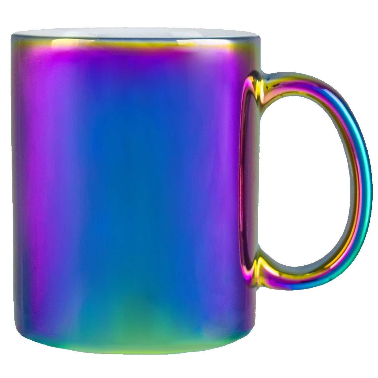 Prism11 Iridescent Mug White Inner 11 Oz