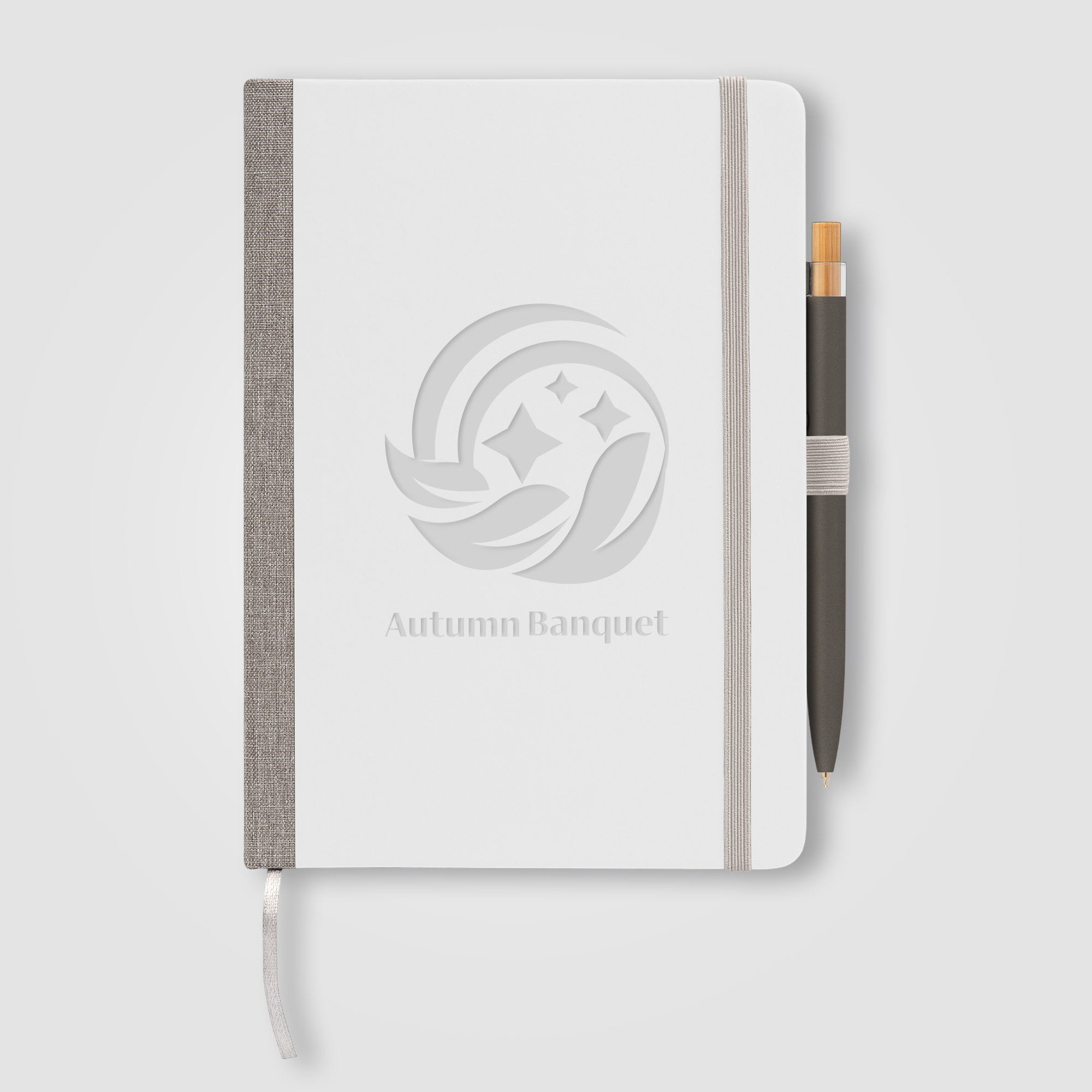 Steinbeck Recycled Hard Cover Journal & Pen Set - A5 5.9" x 8.3"