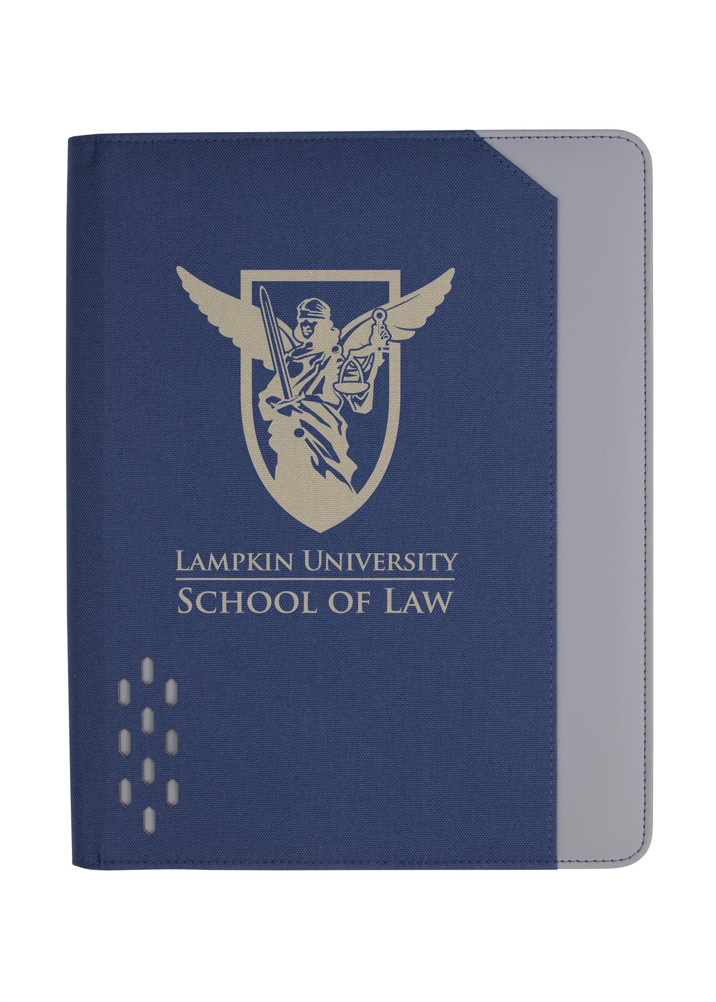 Souvenir® Armor Zippered Padfolio with Armor Pen