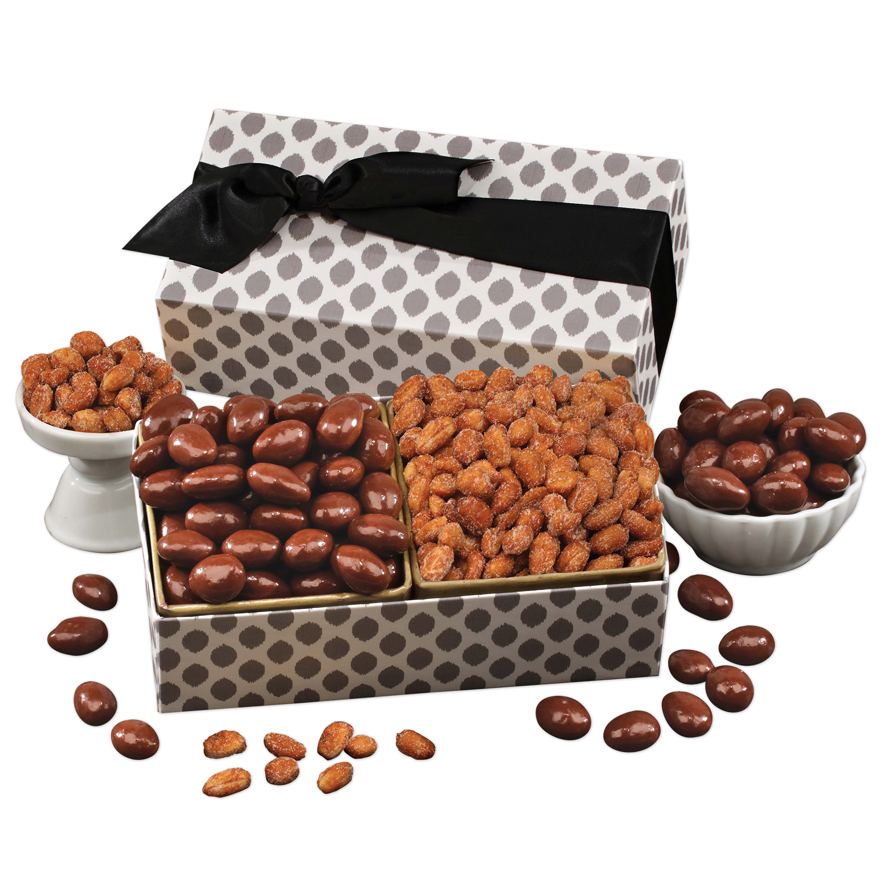 Milk Chocolate Almonds & Honey Roasted Peanuts
