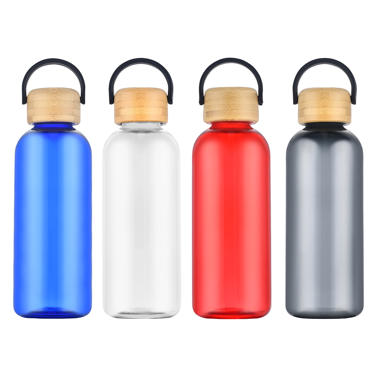 Sanzio 21 oz RPET Bottle with Bamboo Lid