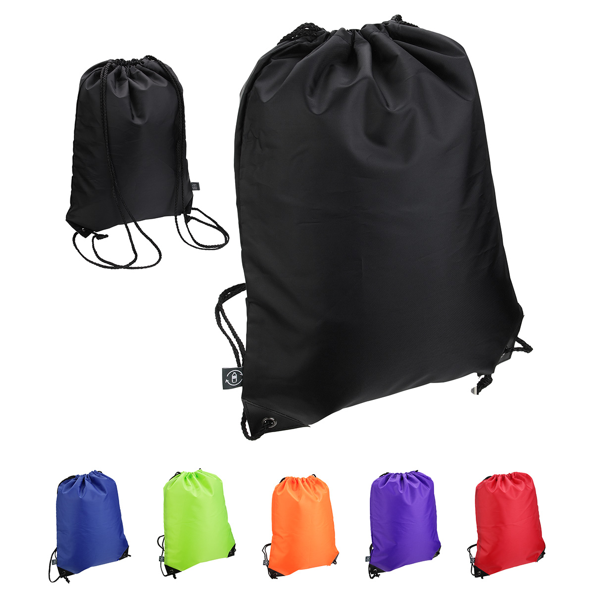 Grab 'N Go RPET Budget Drawstring Backpack